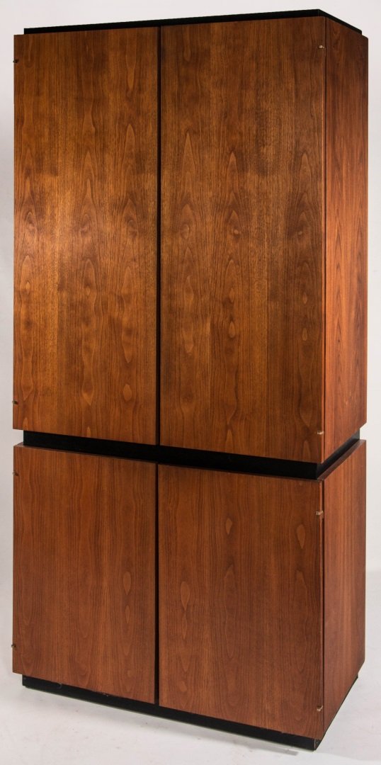 A BARZILAY ROSEWOOD STEREO CABINET: Measures 77 x 34 x 18 inches. We ship in-house for all items with the exception of very large and or very fragile pieces and some international shipments.