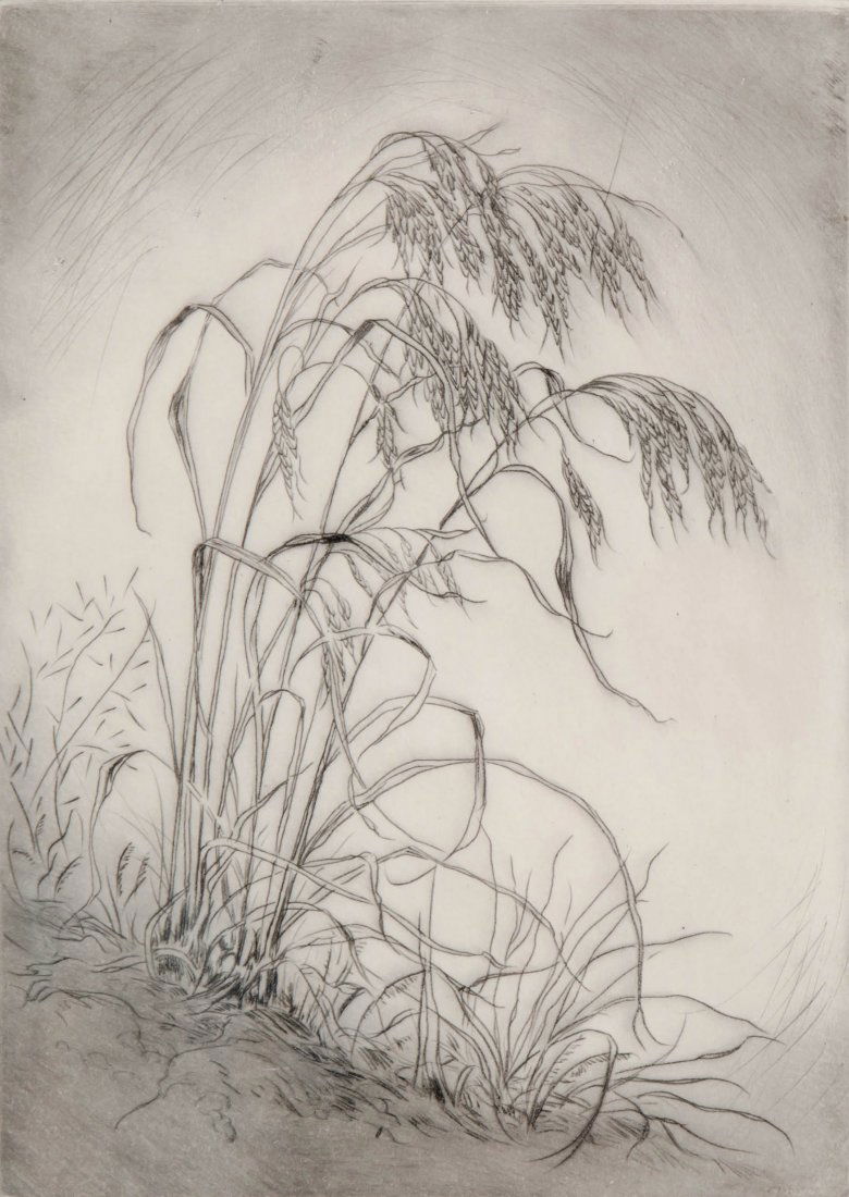 LYMAN BYXBE (1886-1980) PENCIL SIGNED ETCHING (1 of 9)