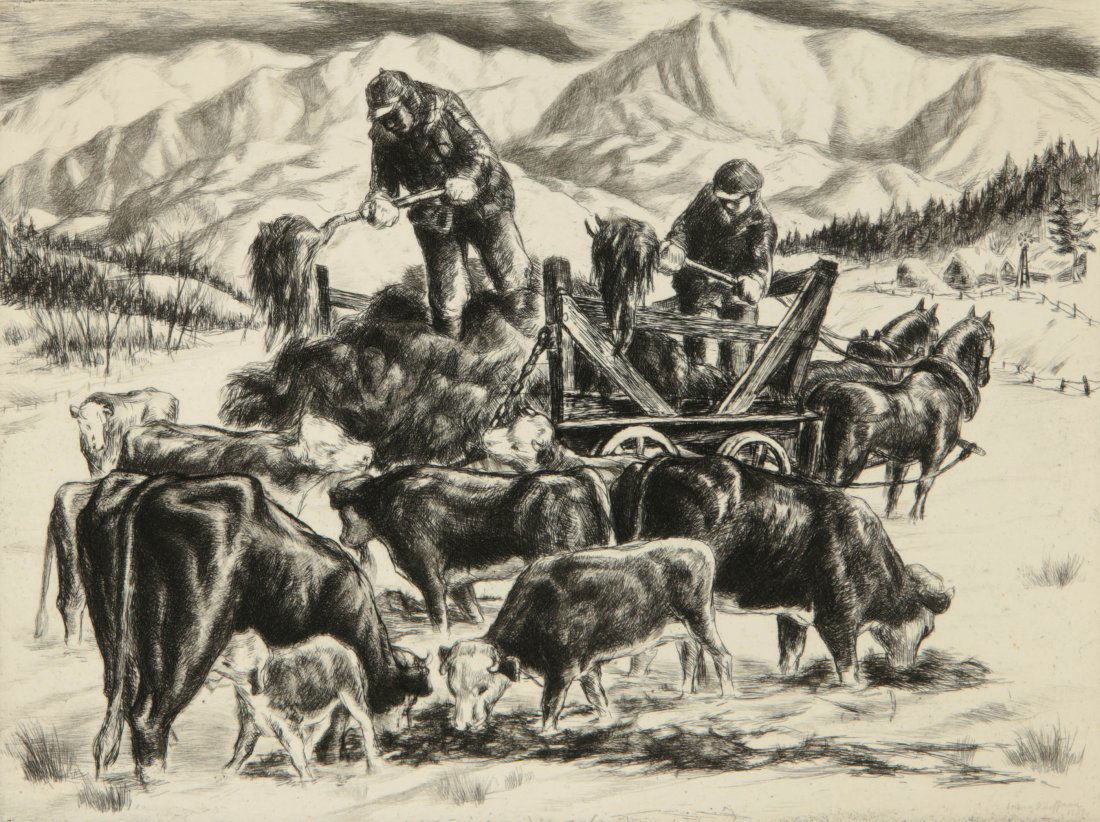 IRWIN HOFFMAN (1901-1989) PENCIL SIGNED ETCHING (1 of 10)