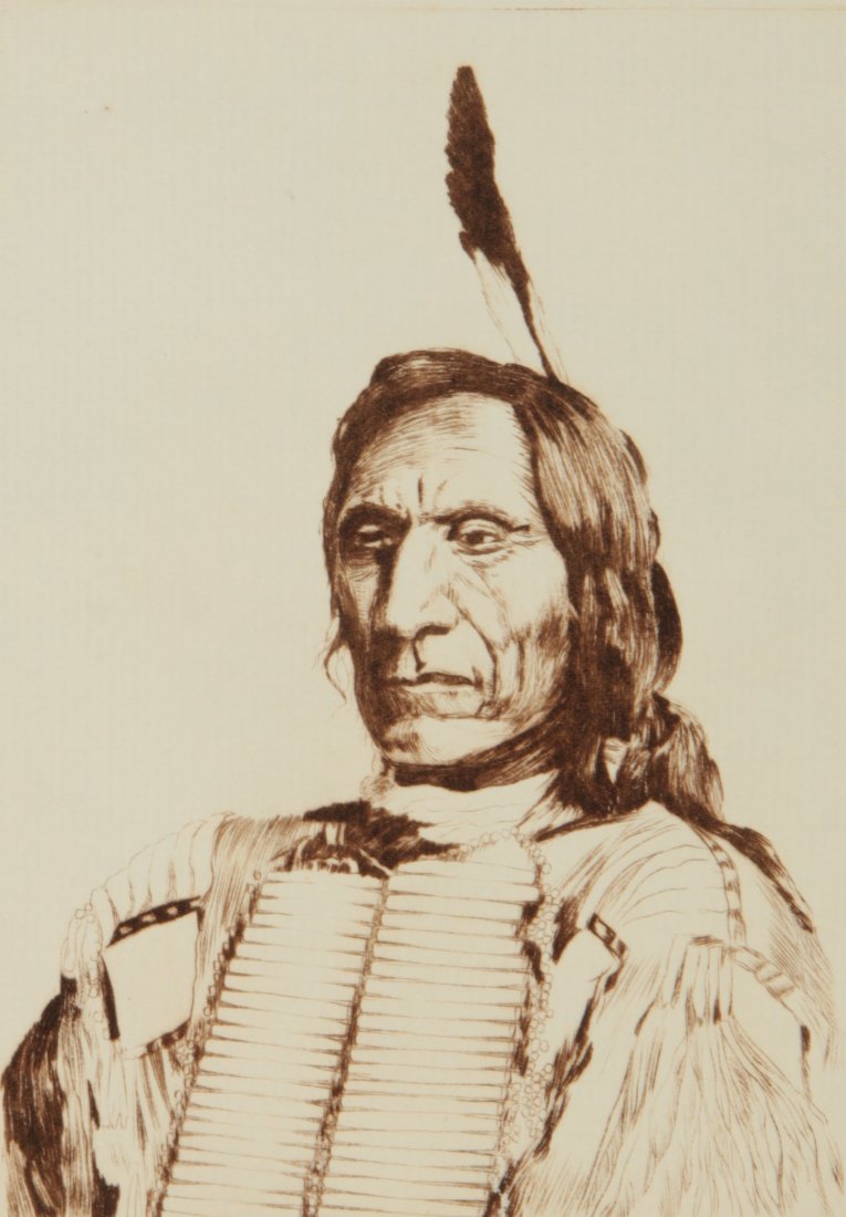 LYMAN BYXBE (1886-1980) PENCIL SIGNED ETCHING (1 of 10)