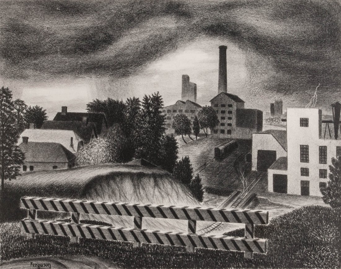 EDWARD FERGUSON (1914-2001) PENCIL SIGNED LITHO (1 of 10)