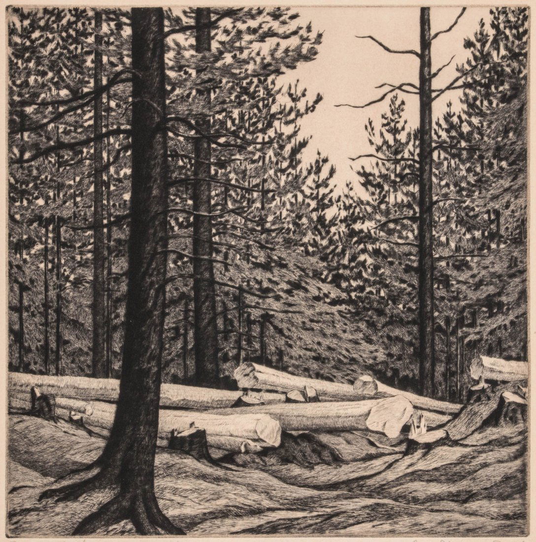 ALICE BUELL (1892-1964) PENCIL SIGNED ETCHING (1 of 10)