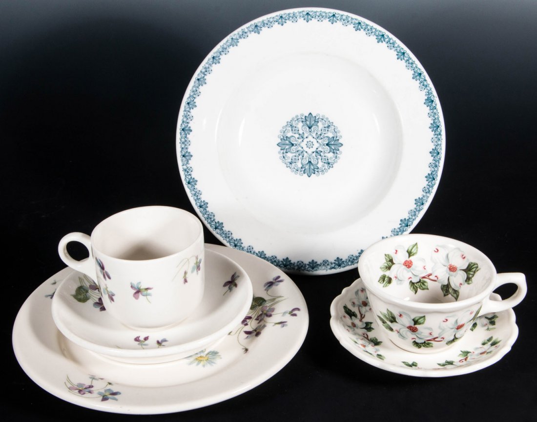 A COLLECTION OF ASSORTED RAILROAD CHINA (1 of 10)