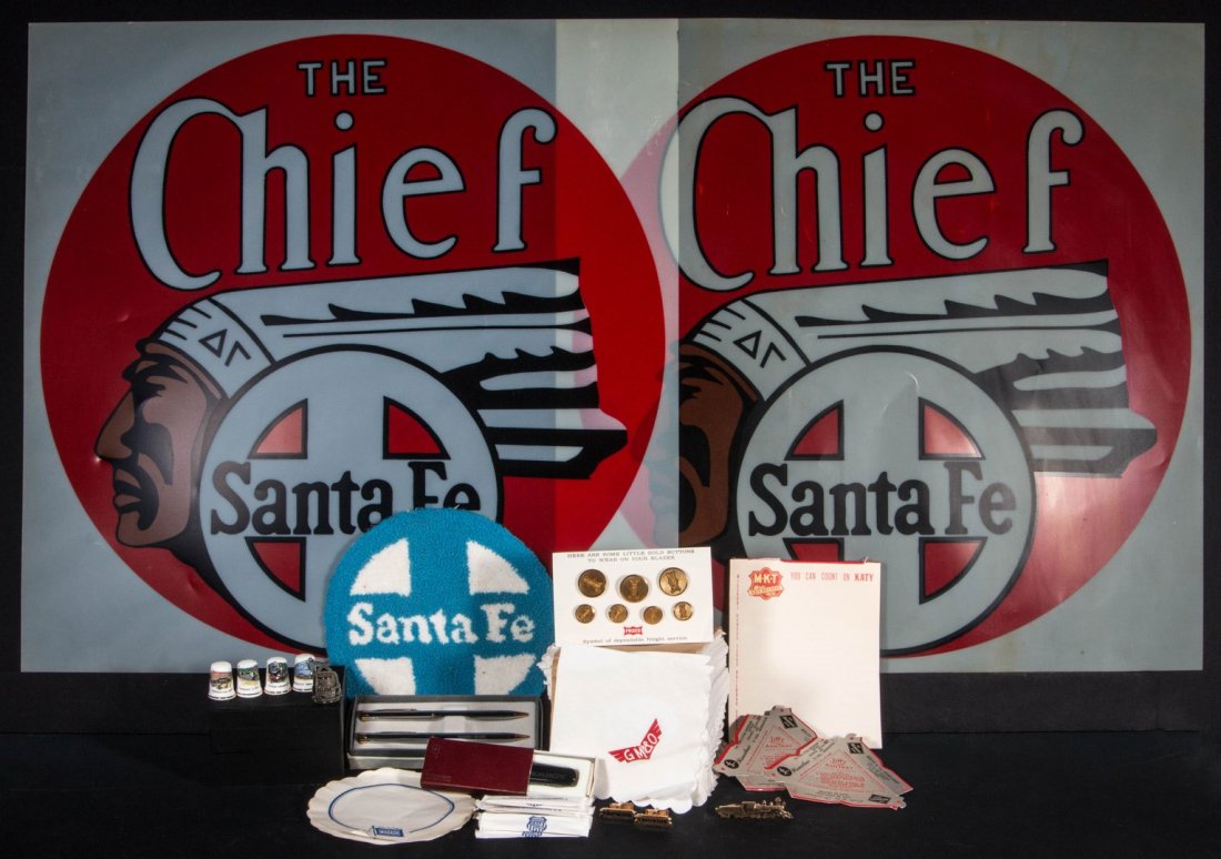 COLLECTION OF RAILROAD MEMORABILIA (1 of 10)