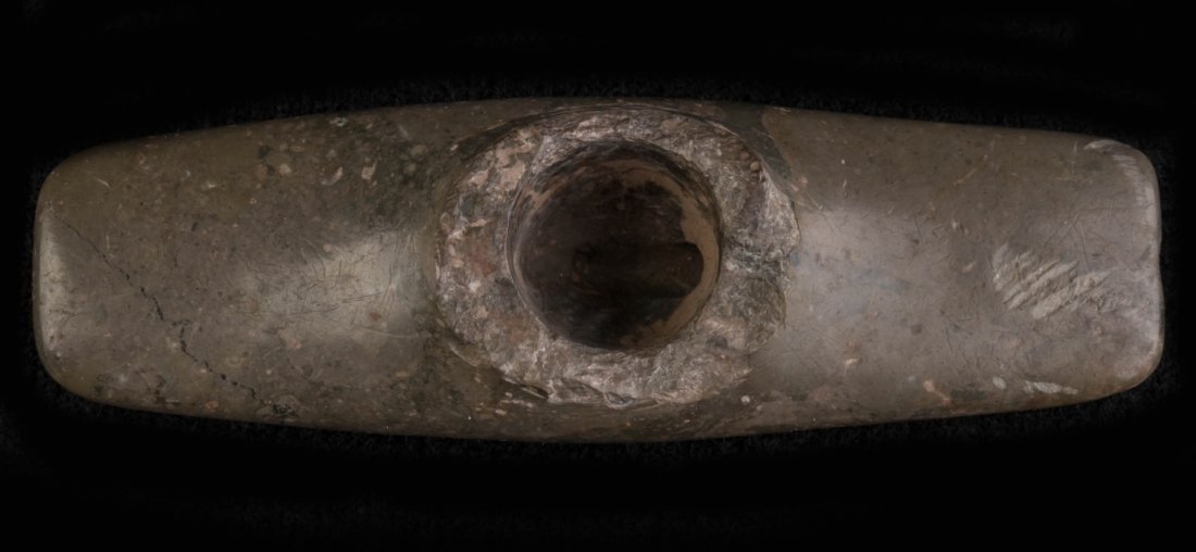 A RARE 3-INCH HOPEWELL MONITOR PIPE (1 of 9)