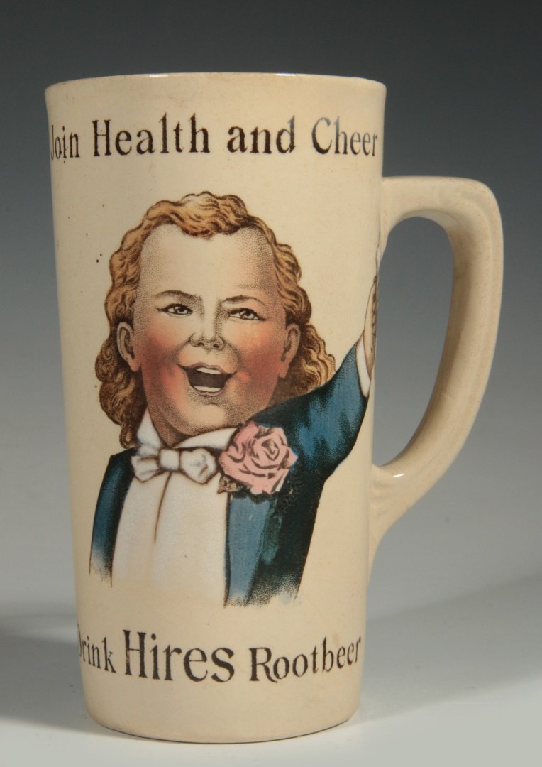 A GOOD FULL COLOR HIRES ROOTBEER MUG CIRCA 1904 (1 of 10)