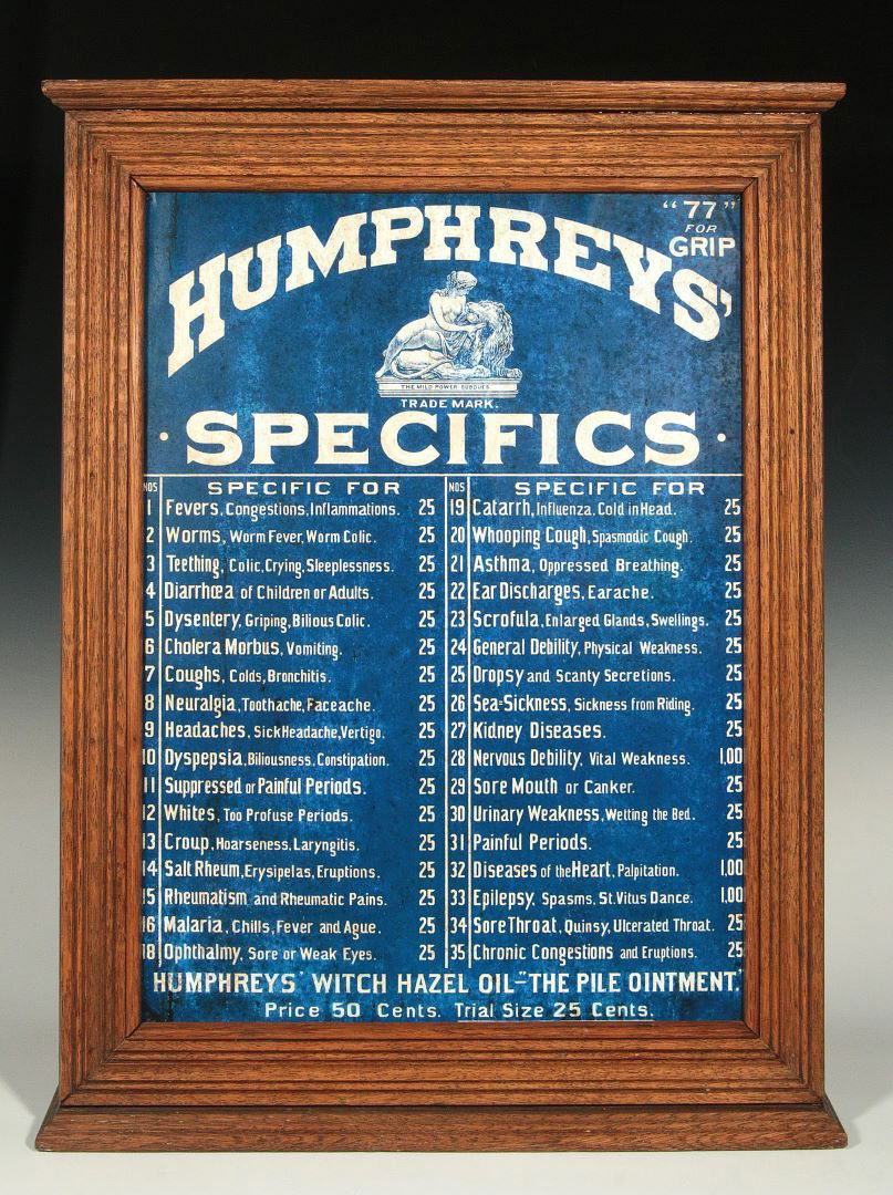 HUMPHREYS SPECIFICS 30-DRAWER ADVERTISING CABINET (1 of 10)