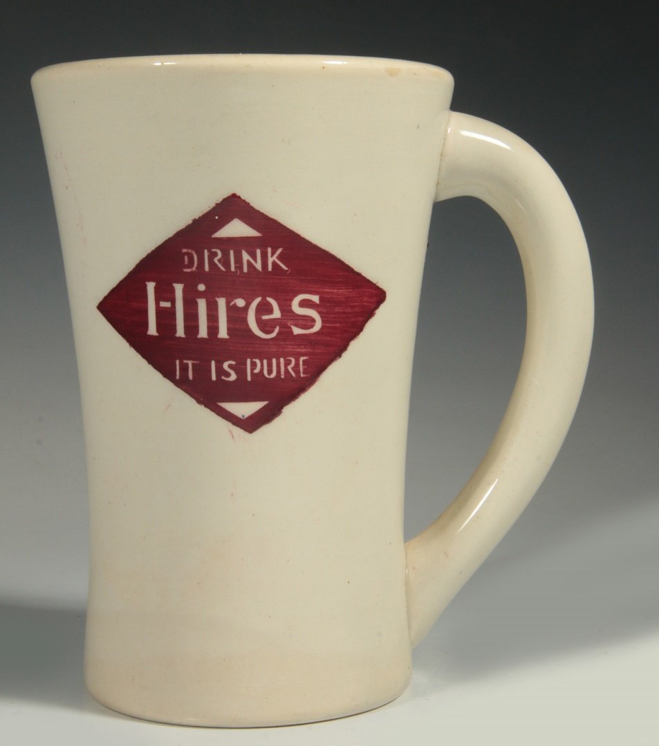 A CIRCA 1900 HIRES ROOT BEER SODA FOUNTAIN MUG (1 of 10)