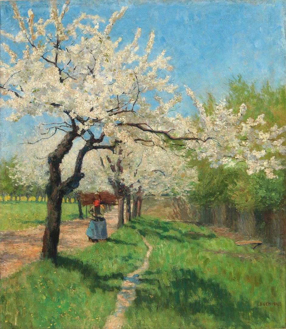 A FINE EARLY 20TH C. IMPRESSIONIST PAINTING (1 of 10)