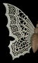 CIRCA 1900 DRESDEN BUTTERFLY CHRISTMAS ORNAMENT - 2