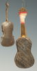 CA. 1900 DRESDEN VIOLIN AND GUITAR CANDY CONTAINER - 2