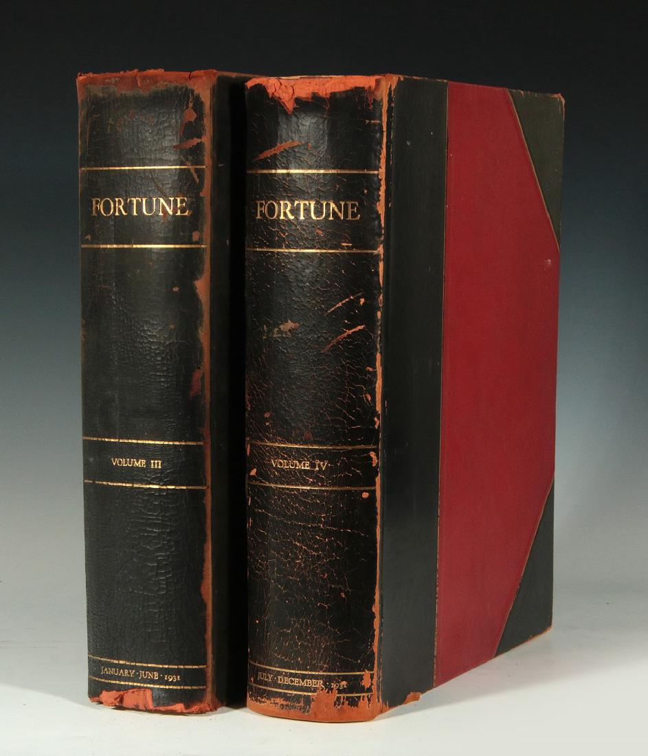 BOUND VOLUME OF FORTUNE MAGAZINES, JAN-DEC 1931 (1 of 10)