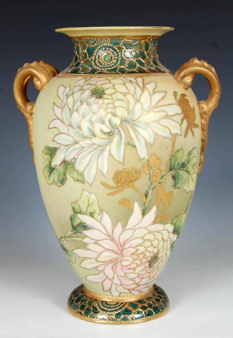 A NIPPON HAND-PAINTED VASE (1 of 8)