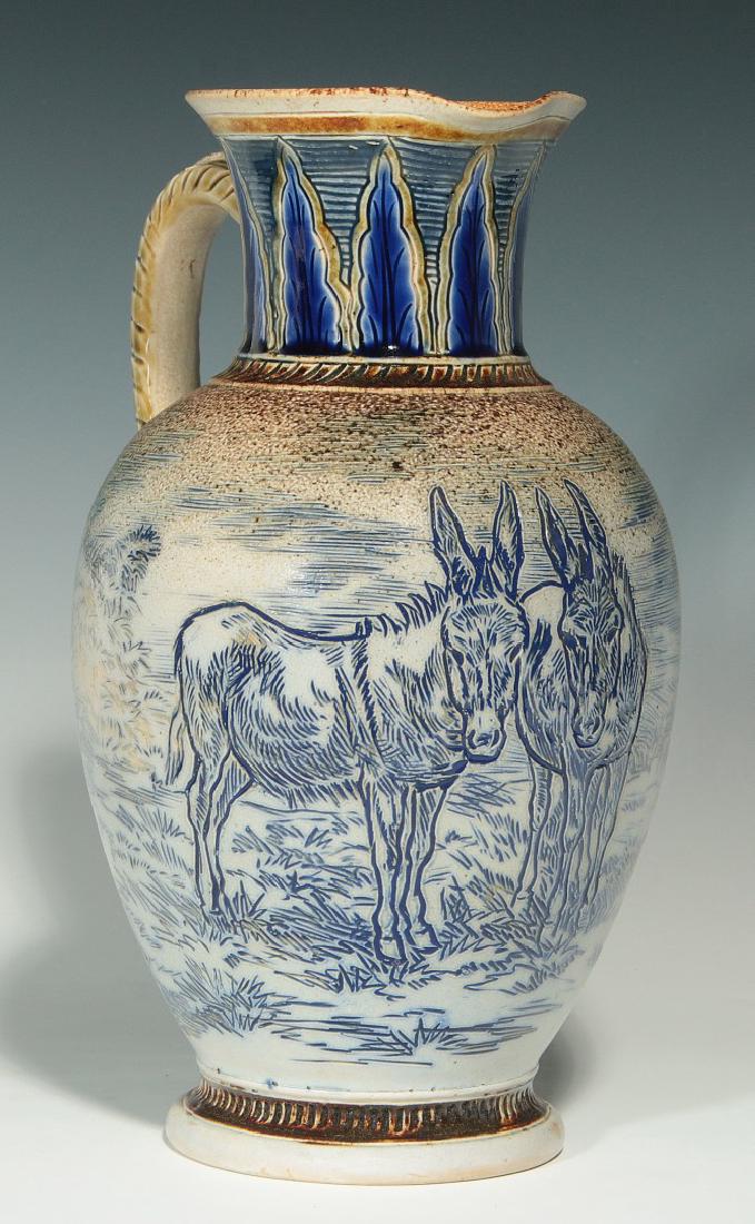 A DOULTON LAMBETH JUG SIGNED HANNAH BARLOW (1 of 10)