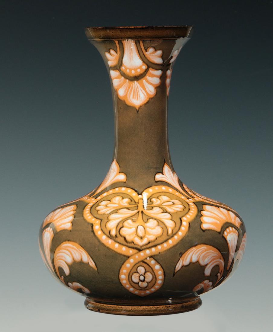 A DOULTON LAMBETH VASE SIGNED A. EUPHEMIA THATCHER (1 of 9)