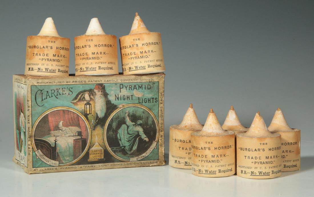A BOX OF UNUSED CLARKE'S PYRAMID & FAIRY LIGHTS (1 of 9)