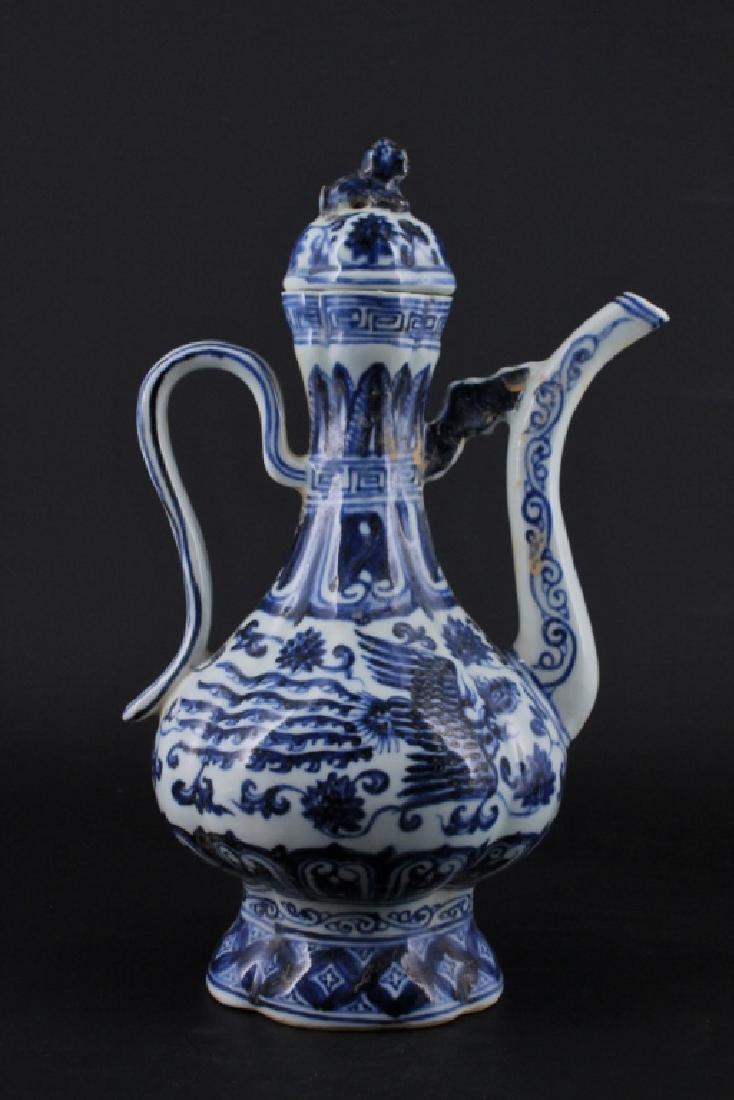 Chinese Ming Porcelain Blue&White TeaPot (1 of 9)