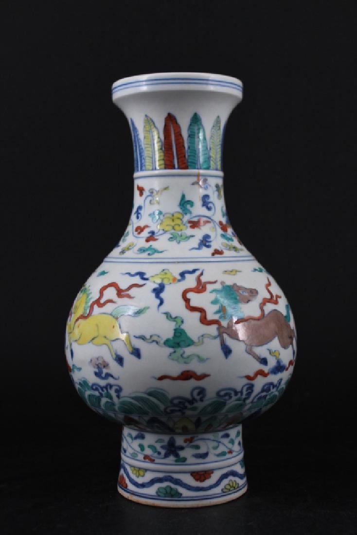 Chinese Ming Porcelain DouCai Vase (1 of 5)