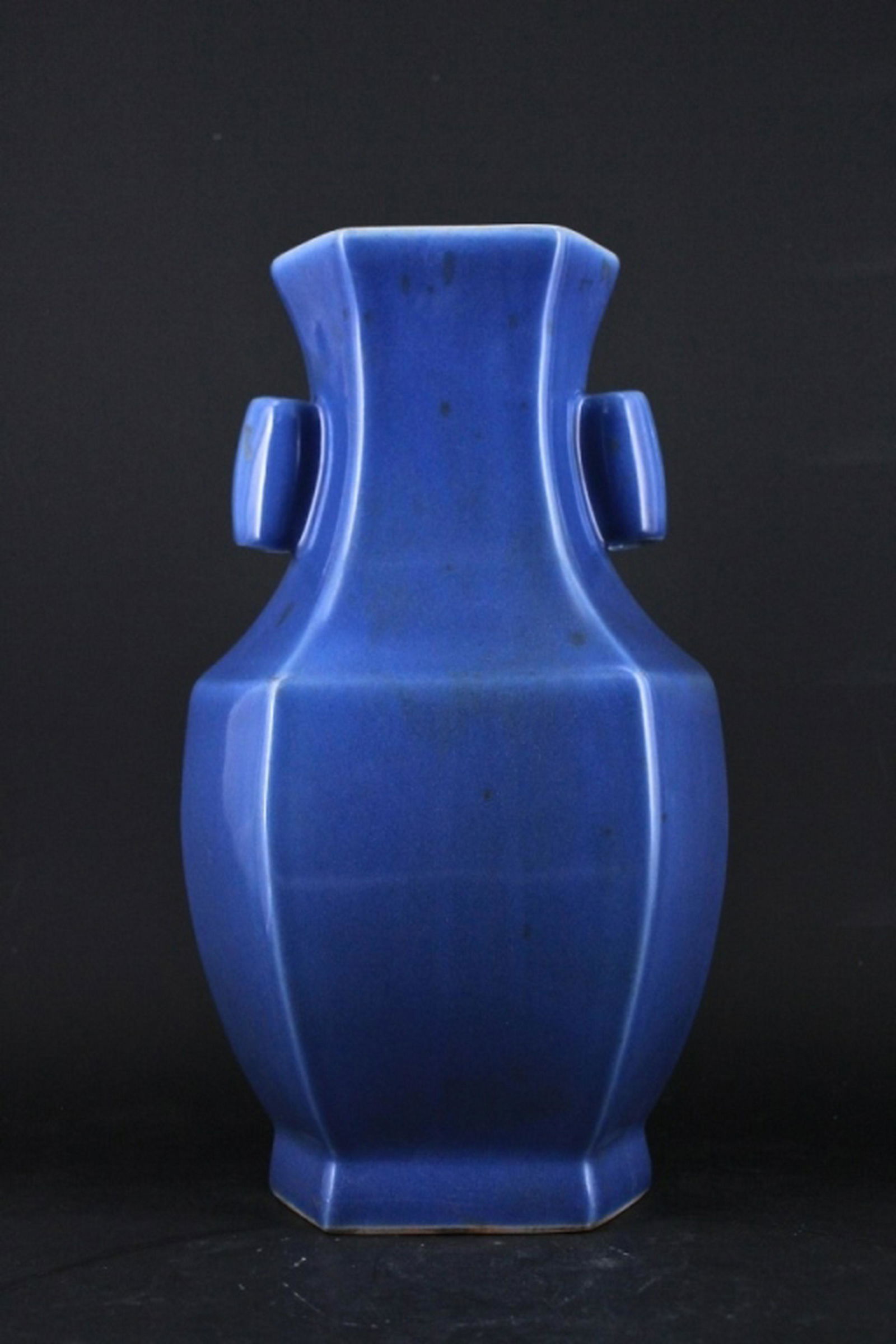 Large Chinese Qing Porcelain Double Ear Vase (1 of 6)