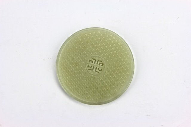 A Chinese white jade Disc: A Chinese white jade Disc 2 1/8" Dia