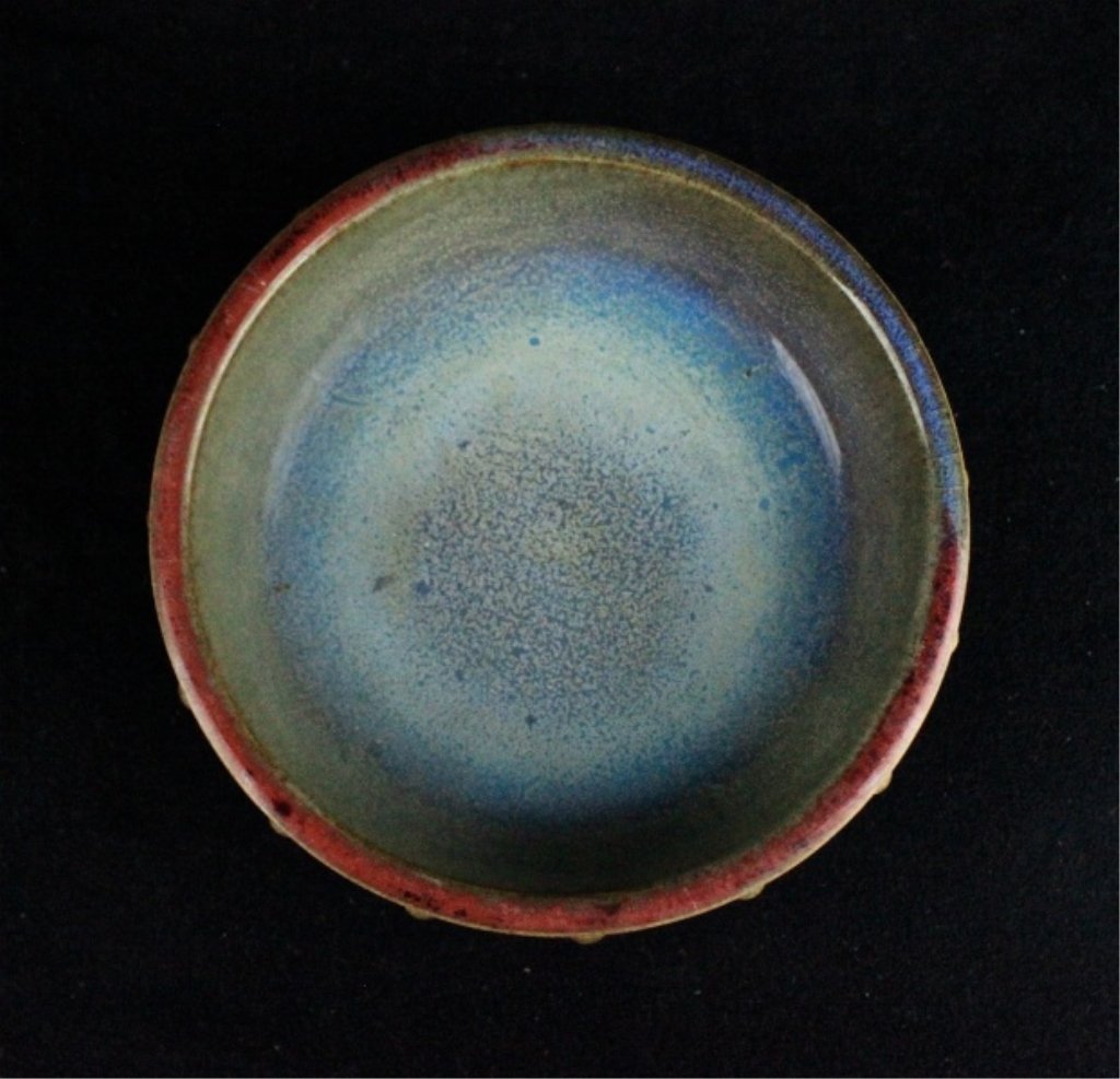 Chinese Porcelain JunYao Brush Pot (1 of 3)