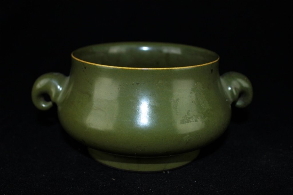 Chinese Qing Porcelain TeaDust Brush Pot (1 of 4)