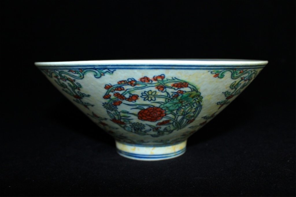 Chinese Ming Porcelain DouCai Bowl (1 of 5)