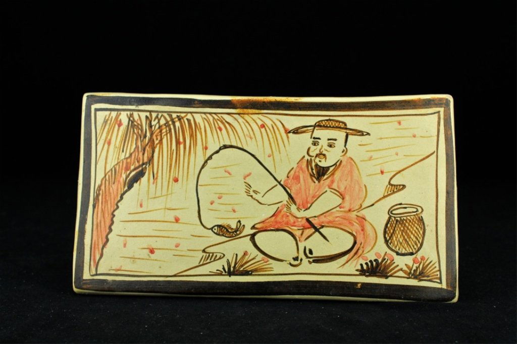 Chinese Qing Porcelain Pillow (1 of 5)