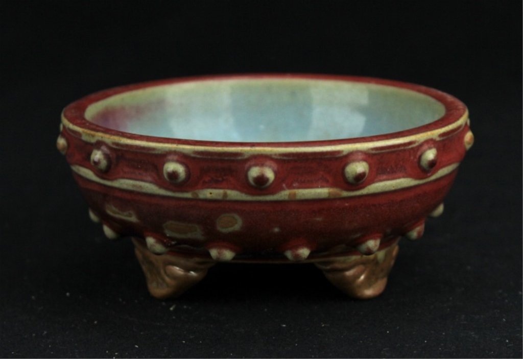 Chinese Song Porcelain JunYao Brush Pot (1 of 4)