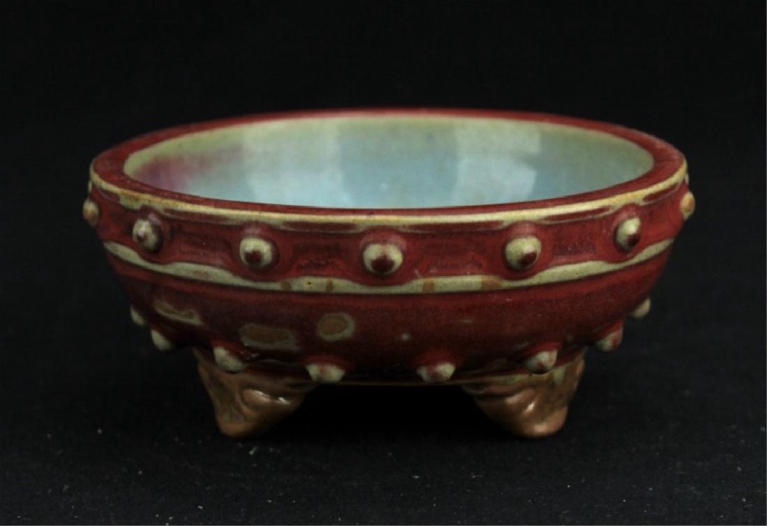 Chinese Song Porcelain JunYao Brush Pot (1 of 4)