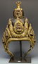 18th/19th C. Tibetan Gilt Copper Ceremonial Helmet
