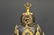 Tibetan Gilt Copper Ceremonial Helmet - 7