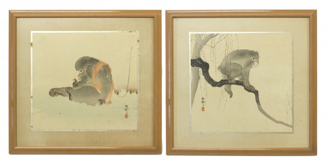 A Pair of Ohara Koson (1877-1945) Woodblock Prints (1 of 3)