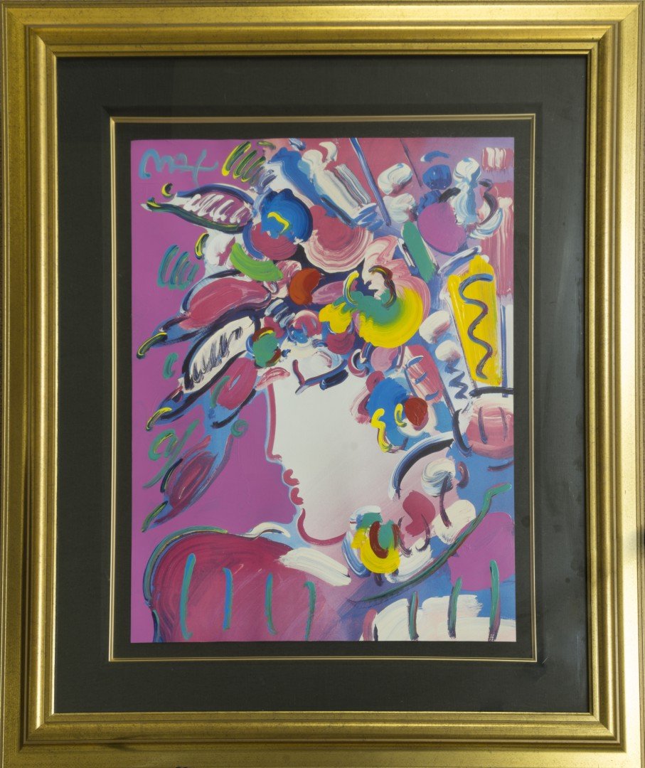 Peter Max (German, 1937-), "Blushing Beauty" (1 of 1)