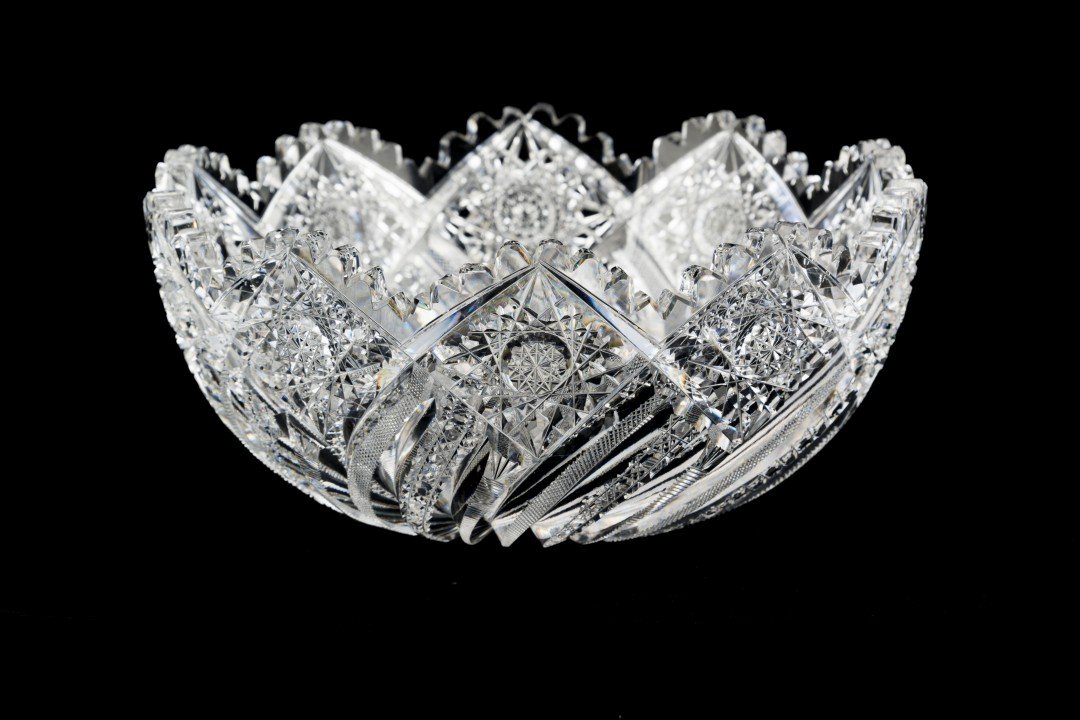 A Cut Glass Fruit Bowl, Brilliant Period (1 of 6)