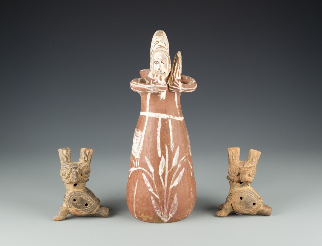 A Group of Pre-Columbian Whistles (1 of 6)