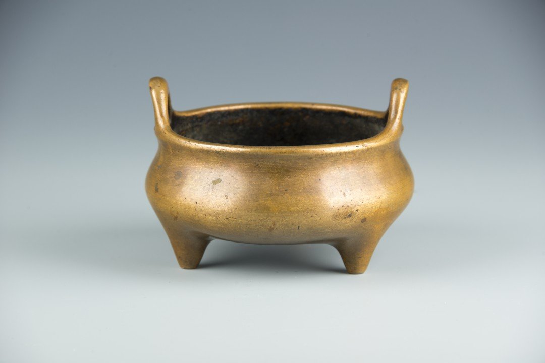 A Chinese Bronze Tripod Censer (1 of 6)