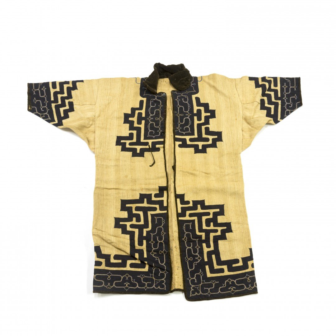 A Japanese Embroidered Ainu Robe (1 of 2)