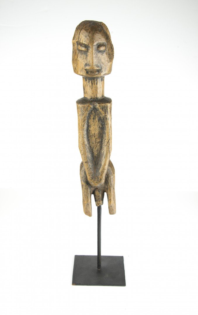 An African Hand Carved Wooden Figure, Male (1 of 4)