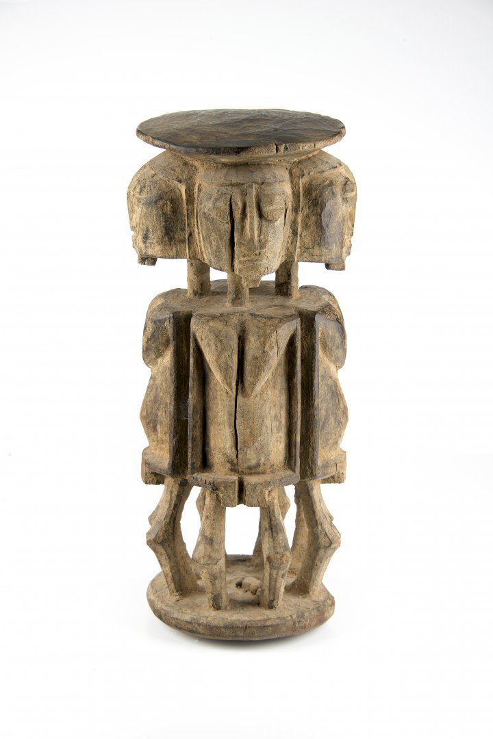 An African Carved Wood Stand (1 of 4)