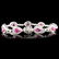 18K Gold 4.90ctw Ruby & 1.57ctw Diamond Bracelet - 2