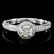 282: 18KT White Gold 1.01ct Diamond Solitaire Ring