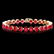 14k Gold 32ct Ruby 0.80ct Diamond Bracelet