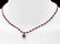 14k White Gold 32ct Ruby 2.50ct Diamond Necklace - 5