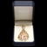 14k Gold 11ct Sapphire 1.20ct Diamond Pendant - 4