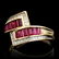 10k Yellow Gold 1.50ct Ruby 0.25ct Diamond Ring - 2