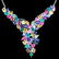 925 Silver Ct Semi Precious Stone Necklace