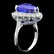 18k Gold 9.00ct Tanzanite 1.35ct Diamond Ring - 2