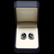 14k Gold 17.00Ct Topaz 1.40Ct Diamond Earrings - 5