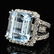 14K Gold, 13.36CT Natural Aquamarine & Diamond Ring - 2